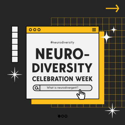 Instagram Post Generator for a Neurodiversity Celebration Week Carousel 