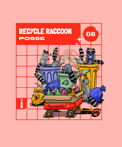 Cause T-Shirt Design Creator with a Recycling Theme