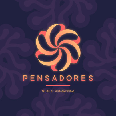 Logo Template for a Workshop With a Neurodiversity Theme