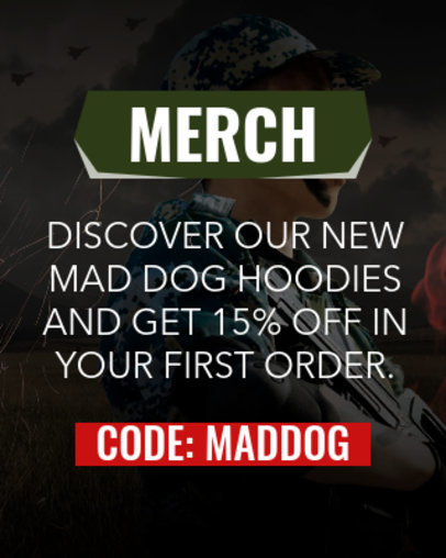 COD-Inspired Twitch Info Panel Design Maker to Promote Merch