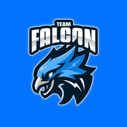 e-Sports Team Logo Maker with Fierce Bird Mascot Graphics