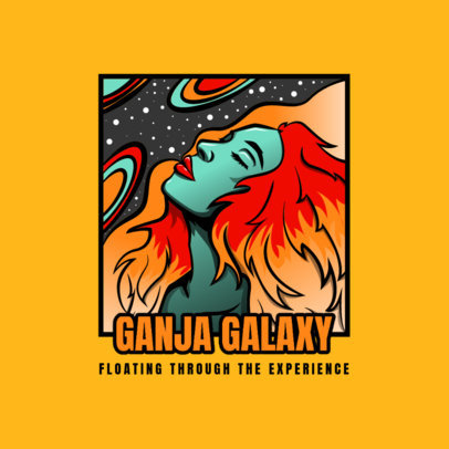 Logo Maker for Cannabis-Related Brands Featuring Psychedelic-Styled Graphics