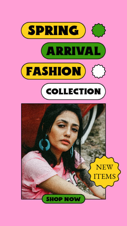 Instagram Story Maker to Promote a New Spring Fashion Collection
