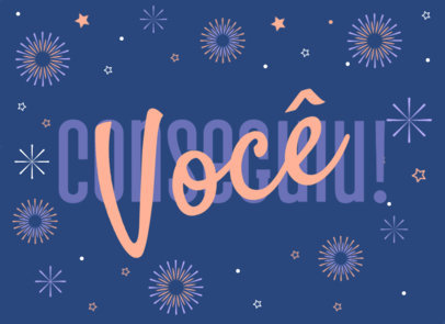 Greeting Card Design Creator Featuring a Message for Graduation Day