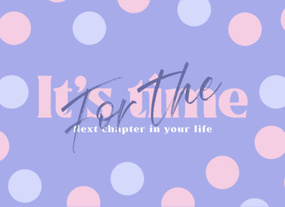 Graduation-Themed Greeting Card Design Creator Featuring an Inspirational Quote