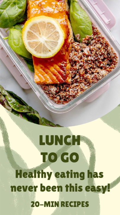 Instagram Story Design Generator to Promote Healthy Eating