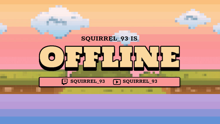 Placeit - Twitch Offline Screen Maker Featuring a Minecraft-Inspired ...