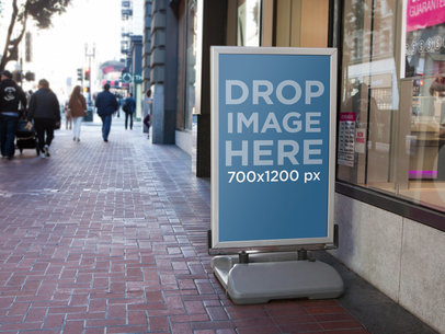 Banner Ad Outside Of Store