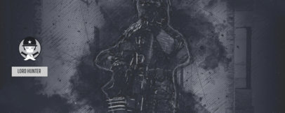 Twitch Profile Banner Design Creator With Cool Graphics Allusive to COD