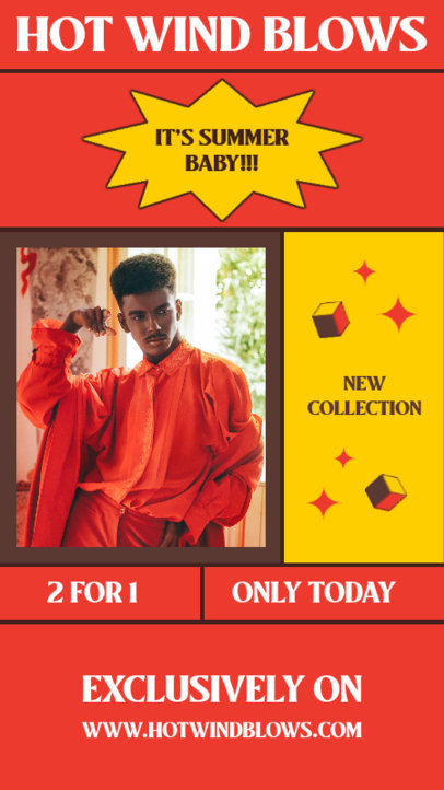 Instagram Story Generator for a Streetwear Brand's BoGo Offer  4967f-el1