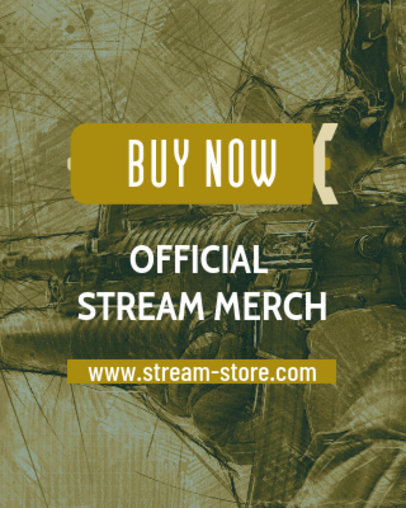 Twitch Info Panel Design Maker for a Gaming Streamer With COD-Allusive Graphics
