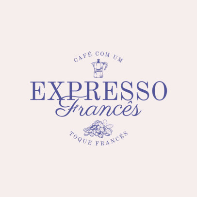 Logo Generator With Engraved Icons and a Coffee-Theme