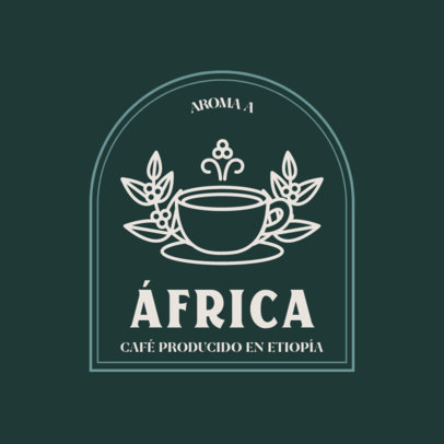 Logo Generator for a Coffee Shop Featuring a Mug Graphic 