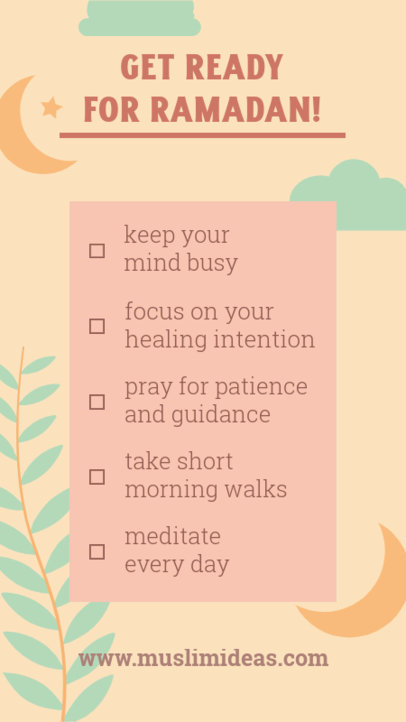Instagram Story Design Maker With Tips for Ramadan