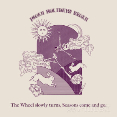 Dark Academia-Themed Instagram Post Video Maker with a Mystical-Looking Animation 4863