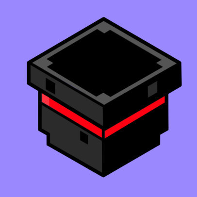 Minecraft-Inspired Twitch Badge Maker Featuring a Magician Hat 5024