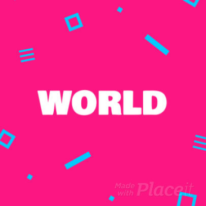 Instagram Post Video Creator to Celebrate Book Day Featuring Cool Animations