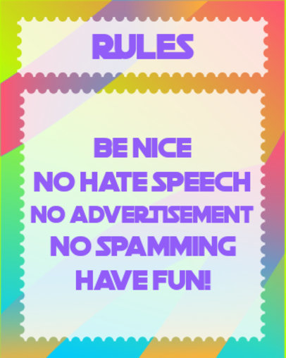 ASMR-Themed Twitch Info Panel Generator Featuring a Colorful Background 5022