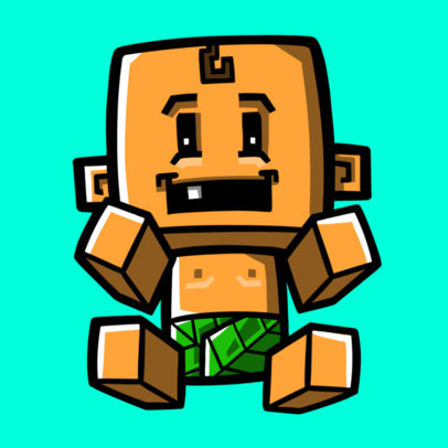 Twitch Sub Badge Template Featuring a Baby Clipart 5025 