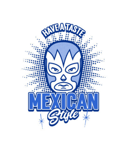 Mexican Wrestling-Themed T-Shirt Design Maker with a Vintage Vibe 4982e-el1