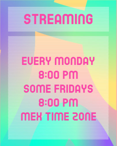 Twitch Info Panel Template Featuring an ASMR Streaming Schedule 5022a