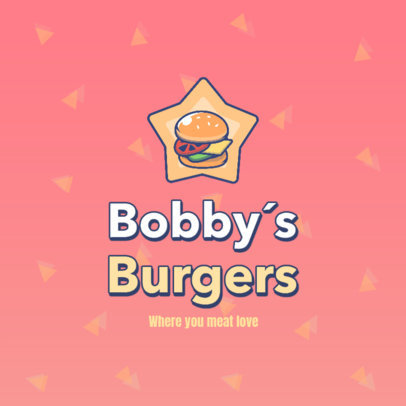  Logo Template for a Hamburger Food Truck