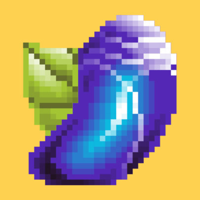 Twitch Sub Badge Creator Featuring an 8-Bit Chrysalis Graphic 5026b
