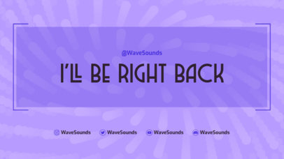 Twitch Offline Banner Generator with a Simple Layout for an ASMR Streamer