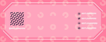 Simple Twitch Offline Banner Creator with an ASMR Theme