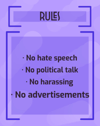 Twitch Info Panel Generator with a The Rules of an ASMR Streamer's Channel 5019c