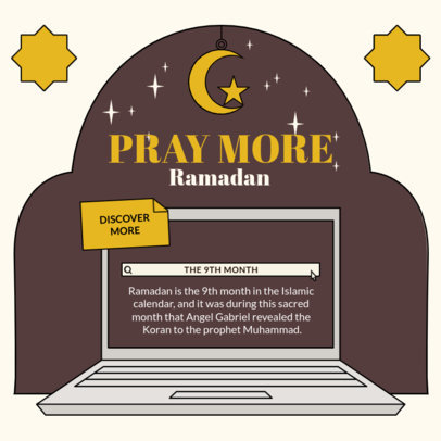 Instagram Post Creator to Celebrate Ramadan by Sharing Information About It 4986b-el1