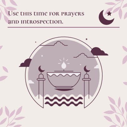 Ramadan-Themed Instagram Post Design Creator for a Carousel With Useful Advice 4489d