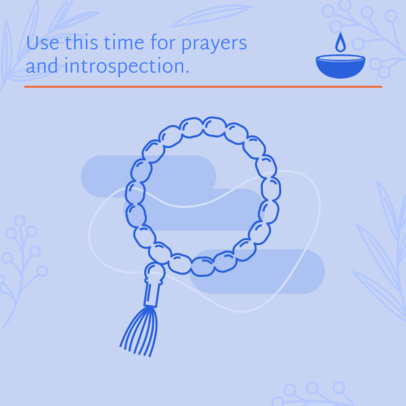 Ramadan-Themed Instagram Post Design Maker for a Carousel With a Minimal Style 4489b