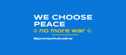 Facebook Cover Generator with a Quote About Supporting Ukraine 2468h-4527