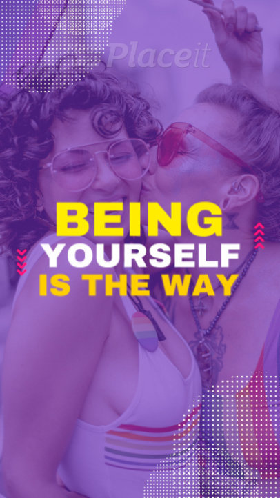 Instagram Story Video Generator for a Pride Day Celebration