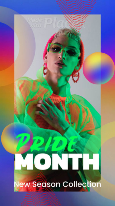Instagram Story Video Maker for a Fashion Brand Featuring an LGBTQ Pride Theme 2288b 5085