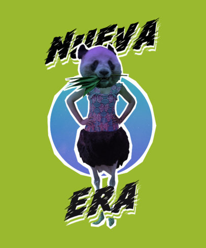 T-Shirt Design Generator with a Bizarre Collage Avatar