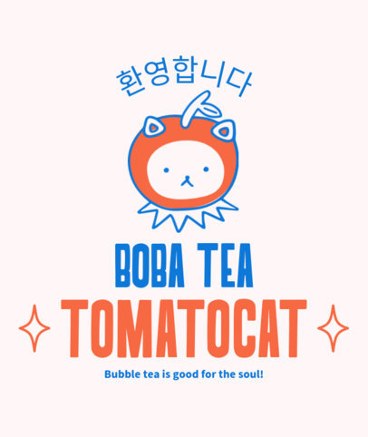 Tote Bag Design Maker with a Kawaii Graphic of a Cat