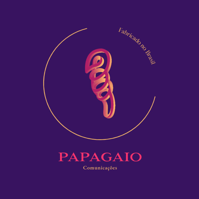 Logo Maker for a Brazilian Communication Agency with a 3D Doodle