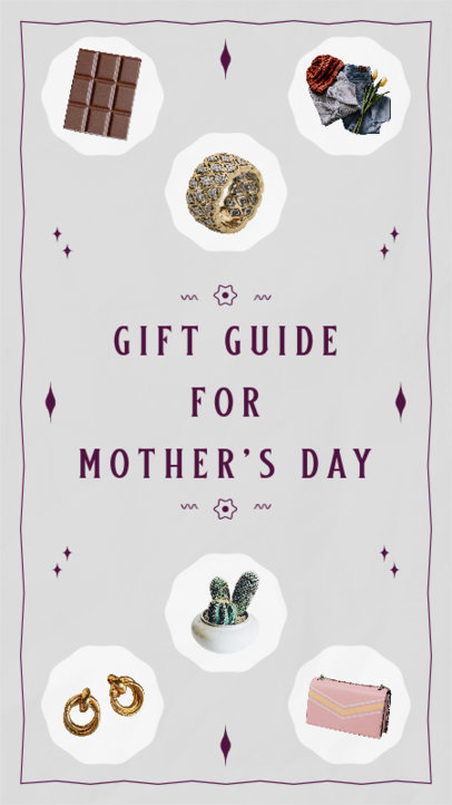 Facebook Story Maker Featuring a Gift Guide for Mother’s Day