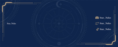 Twitch Profile Banner Maker for a Fantasy RPG Player