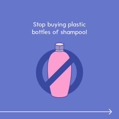 Recycling-Themed Instagram Post Design Generator With Useful Information