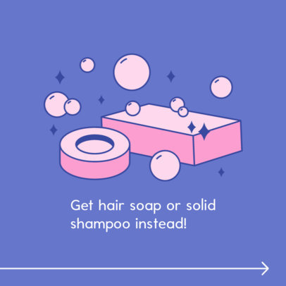 Instagram Post Design Generator Featuring Eco-Friendly Tips and a Carousel Layout