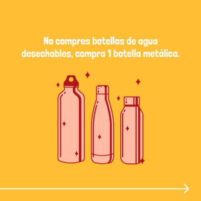 Circular Economy-Themed Instagram Post Design Maker With Text in Spanish
