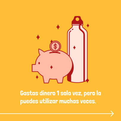 Instagram Post Design Maker Featuring Benefits of Recycling