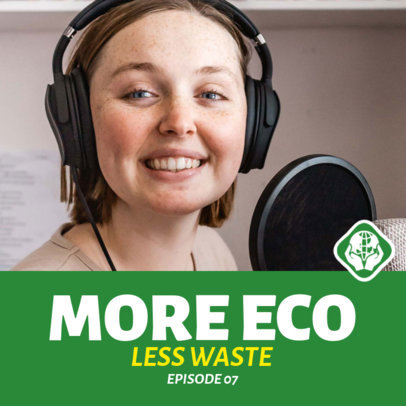 Podcast Cover Creator for an Environmental-Themed Show 4537f