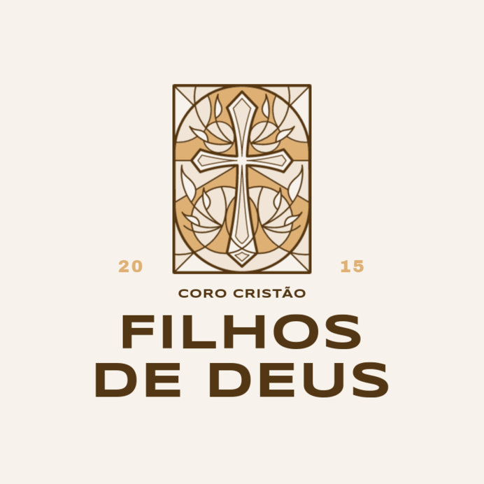 Gospel Choir Logo Generator Featuring a Christian Theme