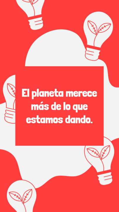 Instagram Story Creator Featuring an Earth-Day-Themed Quote