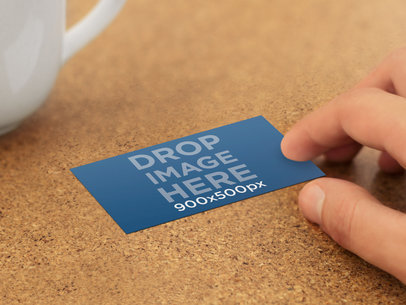 Business Card On Table 5673