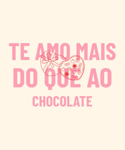T-Shirt Design Generator With a Funny Quote for Dia Dos Namorados 